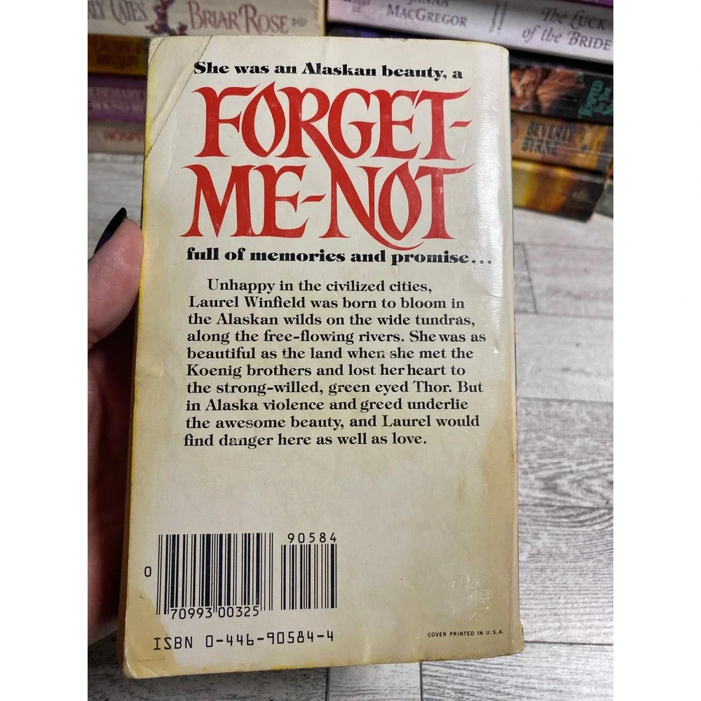 Forget Me Not Janet Louise Roberts Paperback Historical Romance Novel 1982 1st P